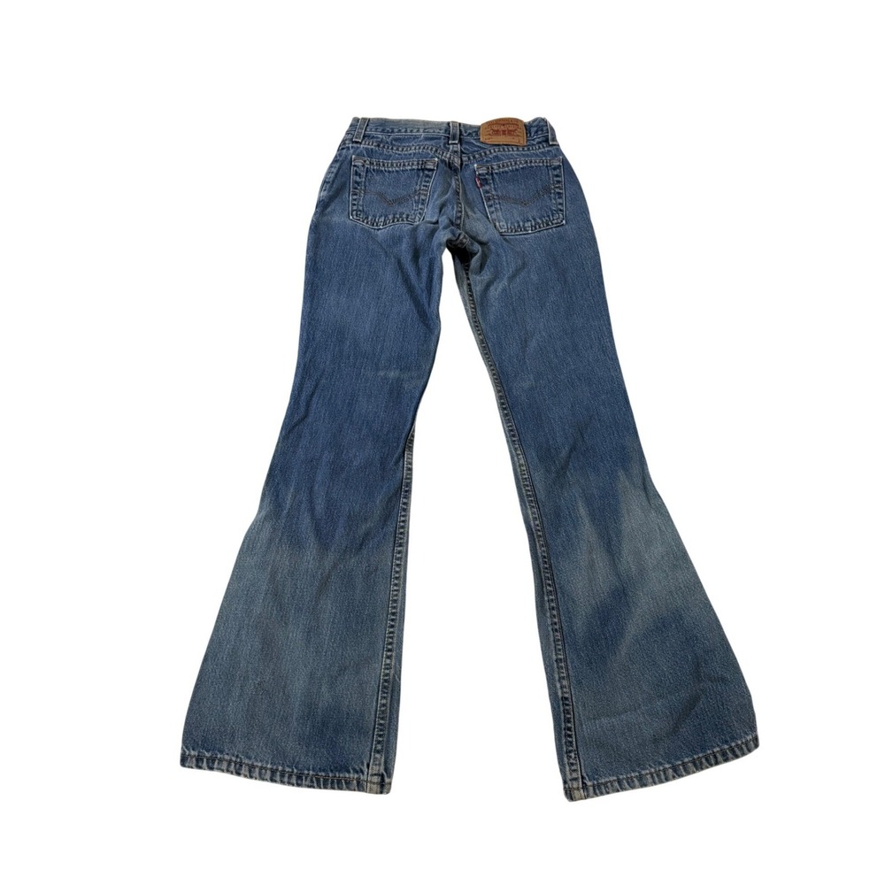 Levi's 514 Super low Flared Leg Jeans XS/S Vtg Y2K Made in USA 90s 2000s Retro